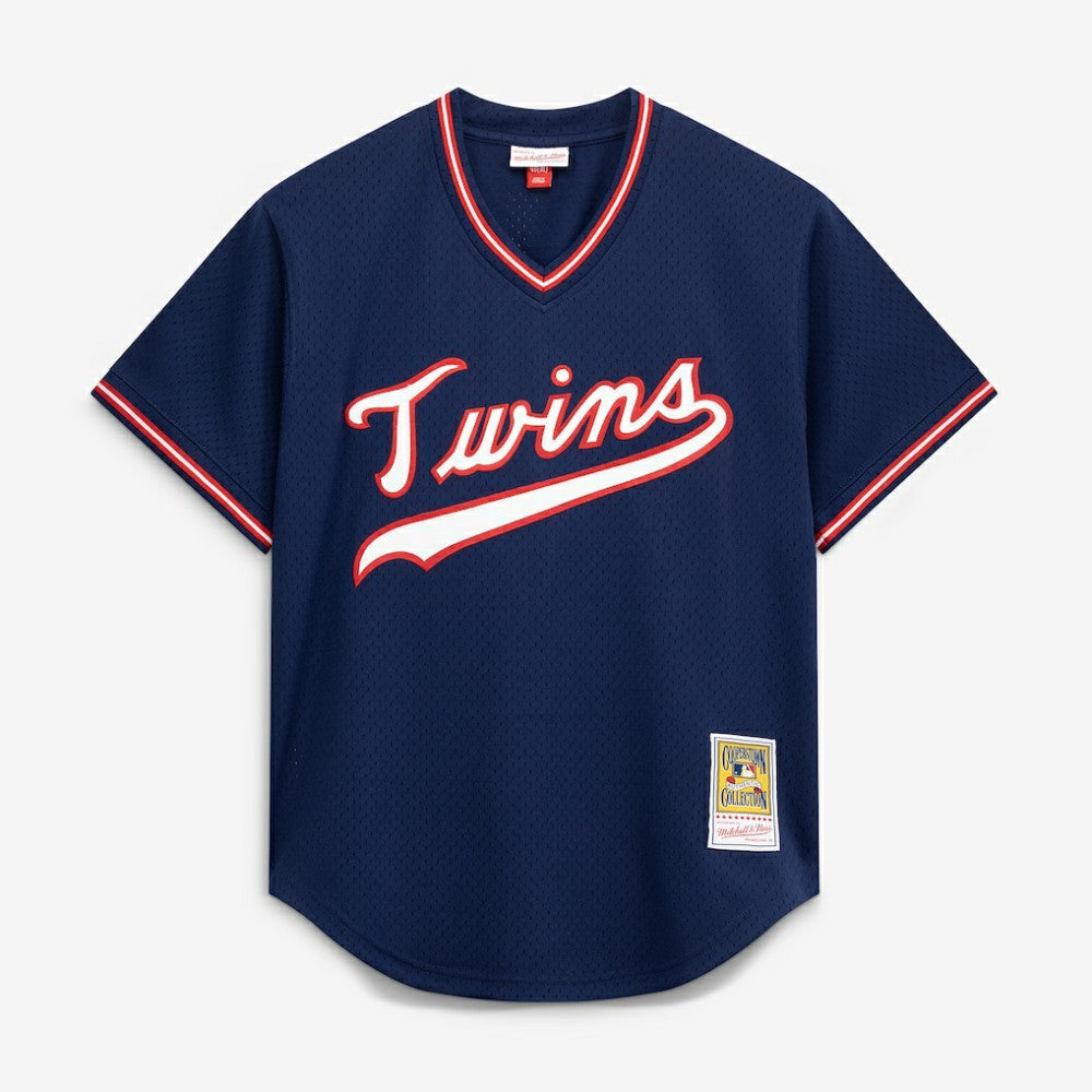 Kirby Puckett Minnesota Twins Authentic Batting Practice Jersey Navy | Mitchell & Ness