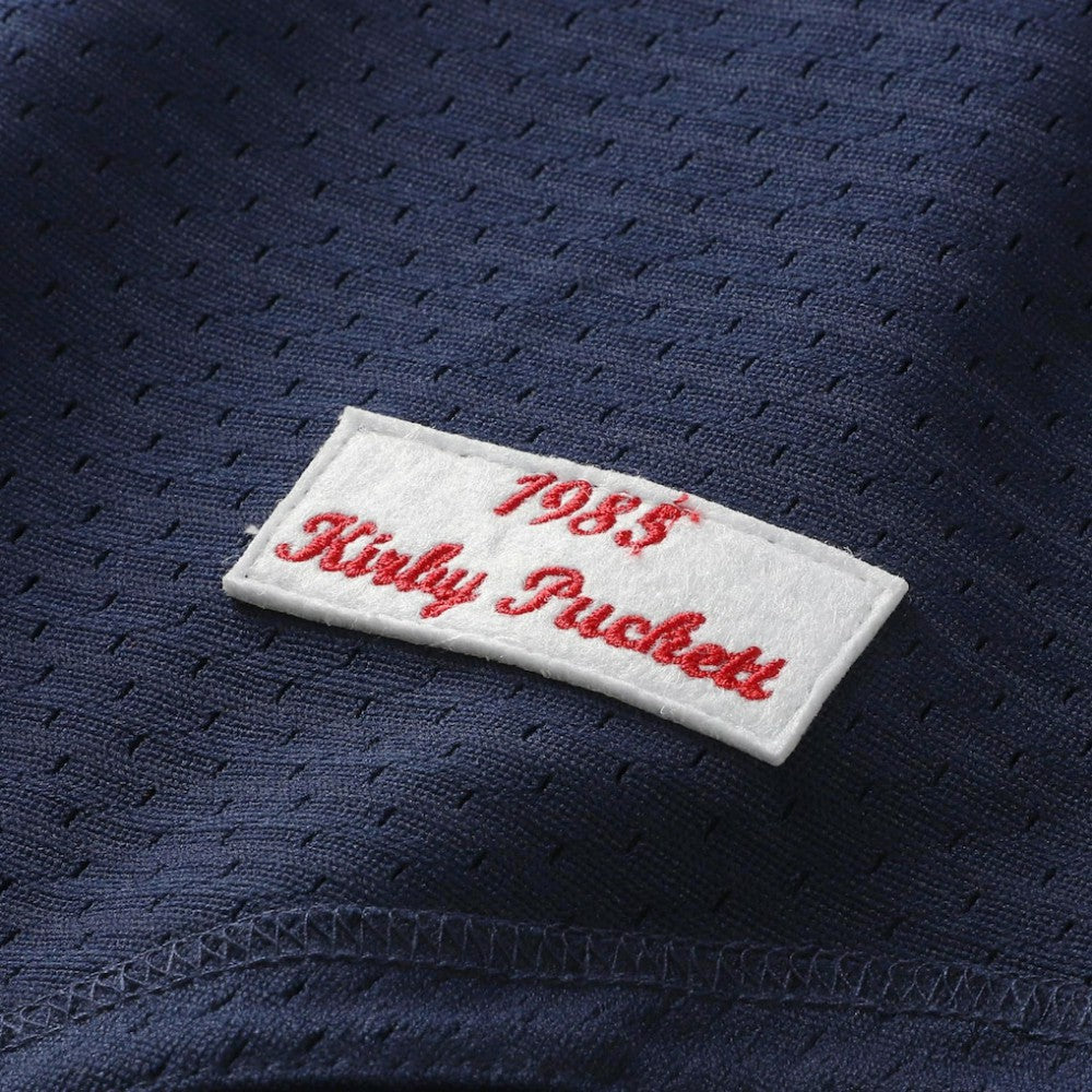 Kirby Puckett Minnesota Twins Authentic Batting Practice Jersey Navy | Mitchell & Ness