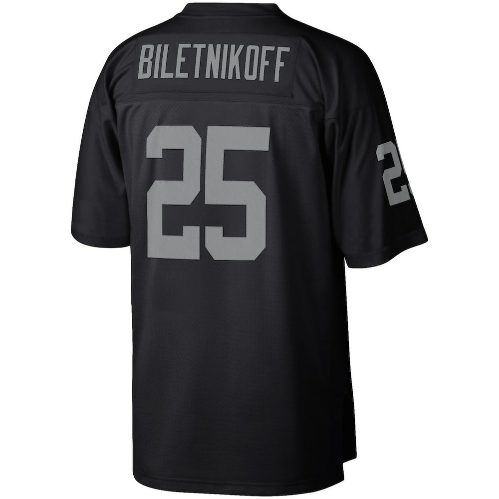 Fred Biletnikoff Las Vegas Raiders Retired Player Legacy Replica Jersey - Black outlet