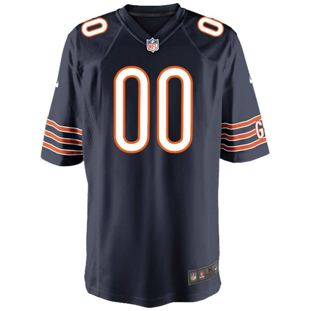 Chicago Bears Youth Custom Game Jersey - Navy