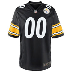 Pittsburgh Steelers Youth Custom Game Jersey - Black