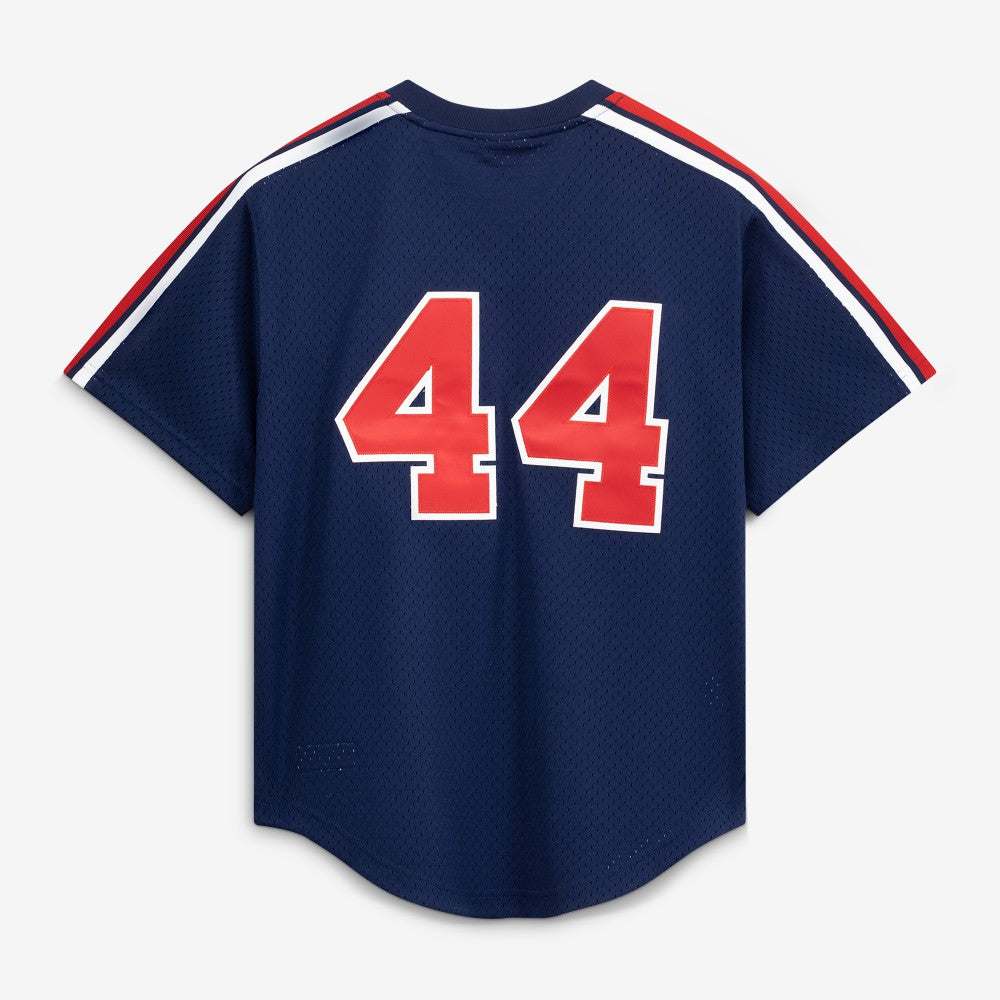 Reggie Jackson California Angels Authentic Batting Practice Jersey Navy | Mitchell & Ness