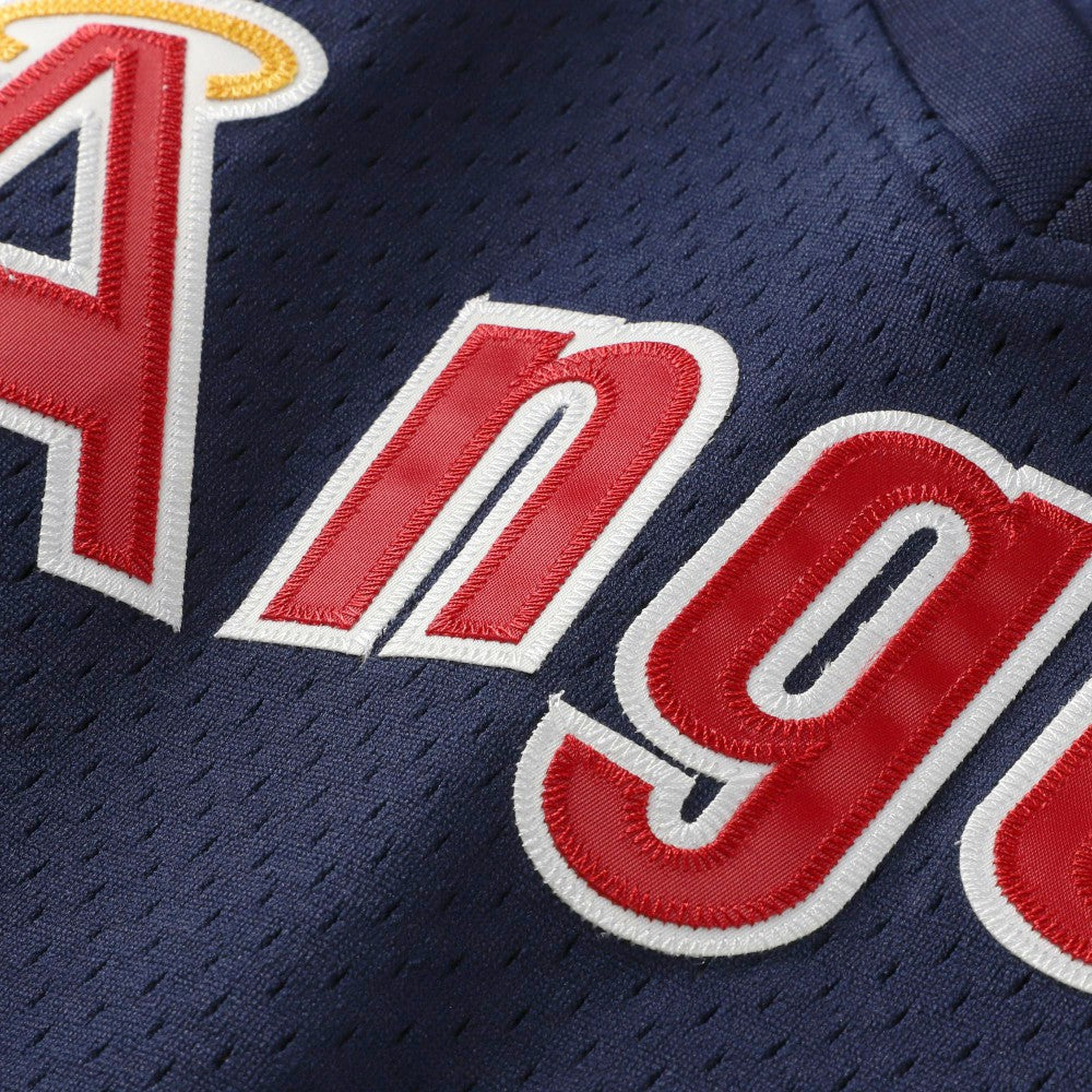 Reggie Jackson California Angels Authentic Batting Practice Jersey Navy | Mitchell & Ness