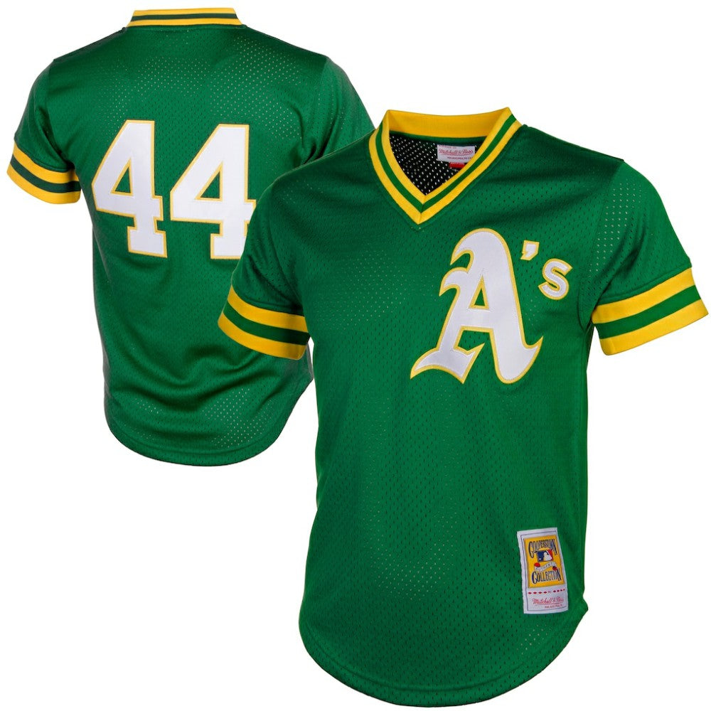 Reggie Jackson Athletics Authentic Batting Practice Jersey - Green