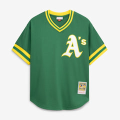 Rickey Henderson Athletics Authentic Batting Practice Jersey - Green