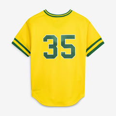 Rickey Henderson Athletics Authentic Batting Practice Jersey - Yellow