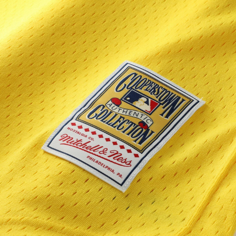 Rickey Henderson Athletics Authentic Batting Practice Jersey - Yellow