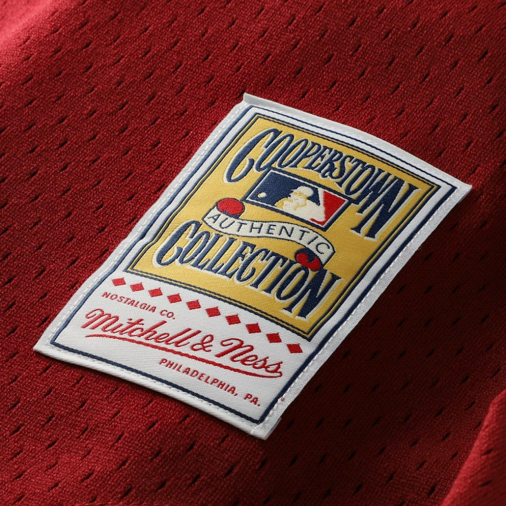 Lenny Dykstra Philadelphia Phillies Authentic Batting Practice Jersey Scarlet | Mitchell & Ness