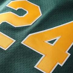 Rickey Henderson Athletics Authentic Batting Practice Jersey - Green