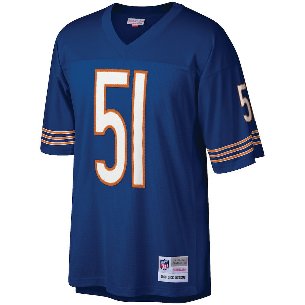 Dick Butkus Chicago Bears Retired Player Legacy Replica Jersey - Navy sale