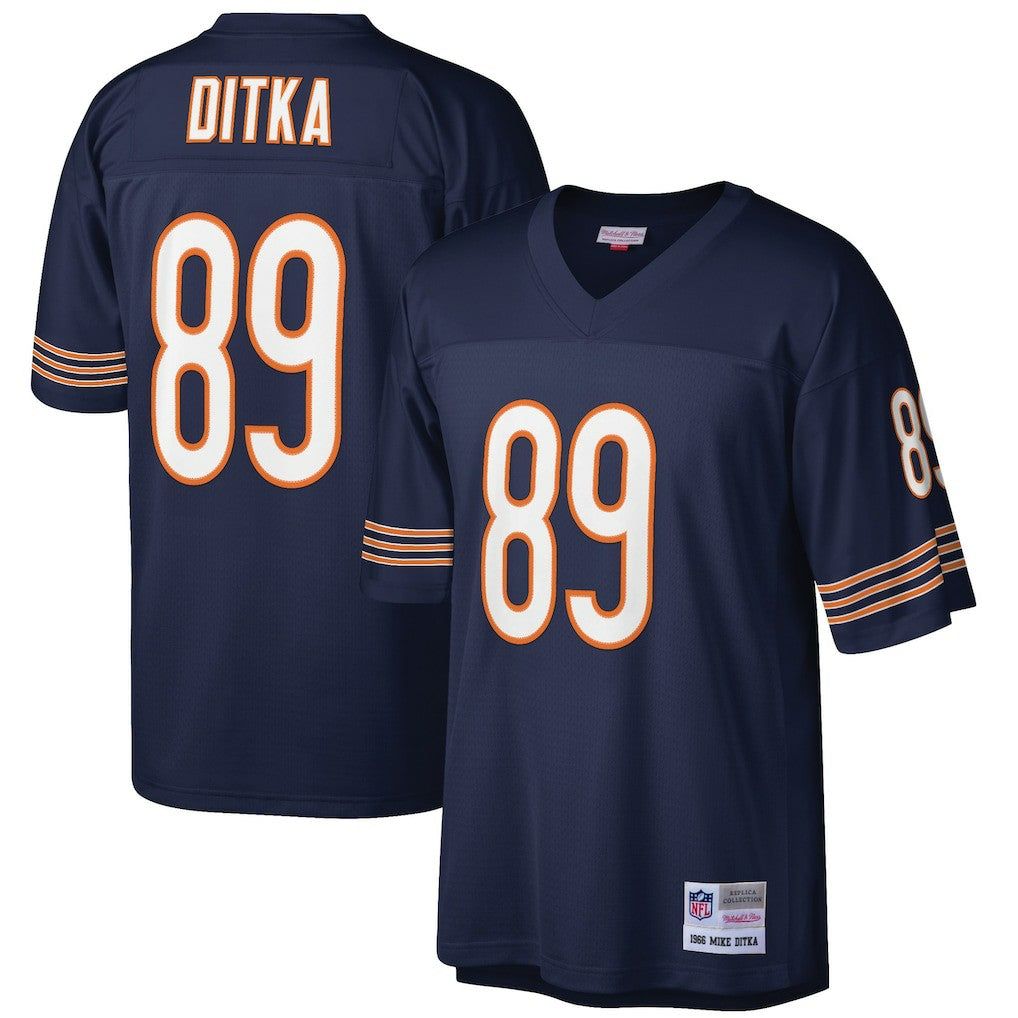 Mike Ditka Chicago Bears Retired Player Legacy Replica Jersey - Navy discount