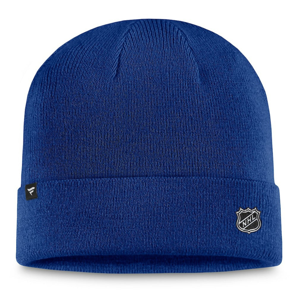 Toronto Maple Leafs Fanatics Authentic Pro Cuffed Knit Hat – Blue