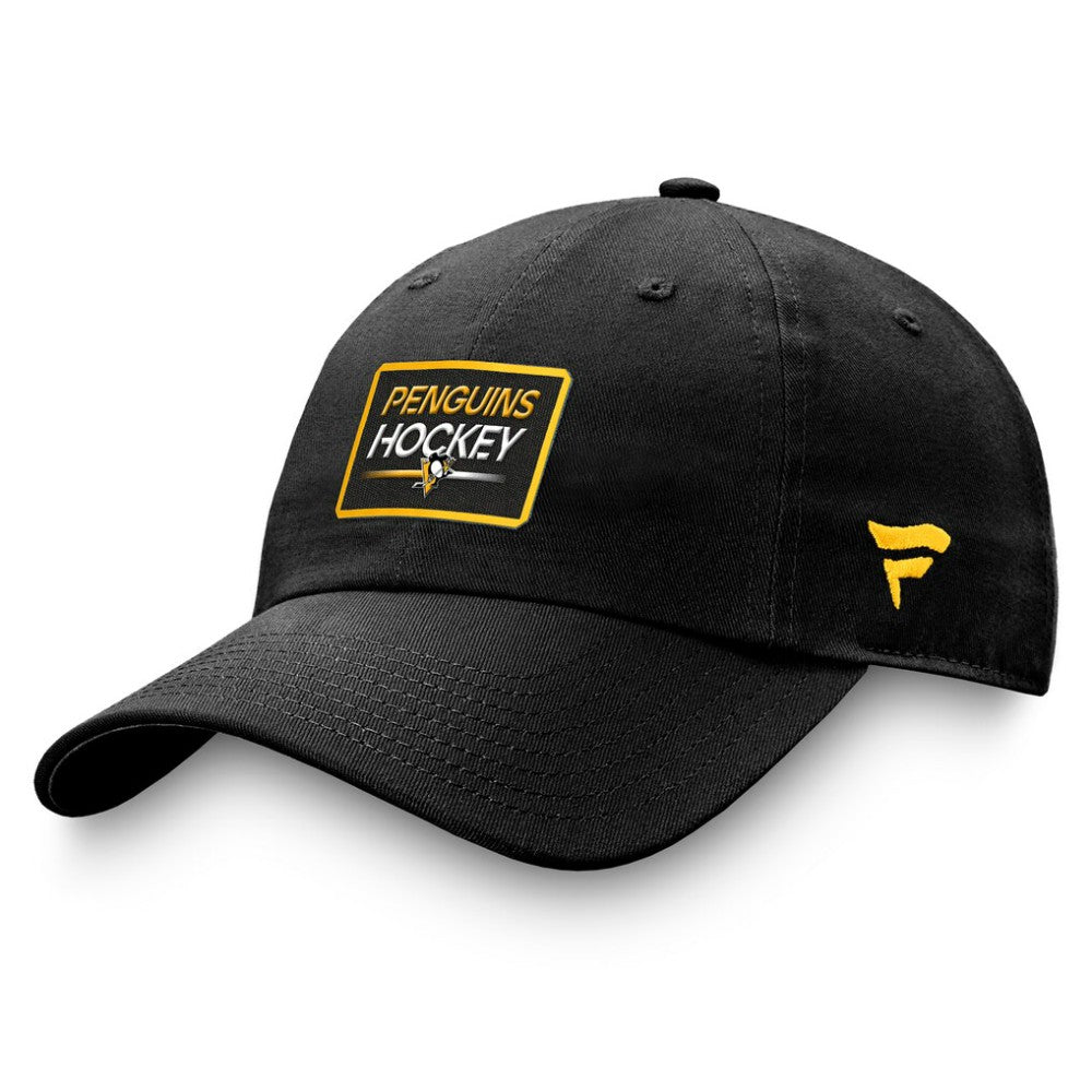 Pittsburgh Penguins Fanatics Authentic Pro Prime Adjustable Hat – Black