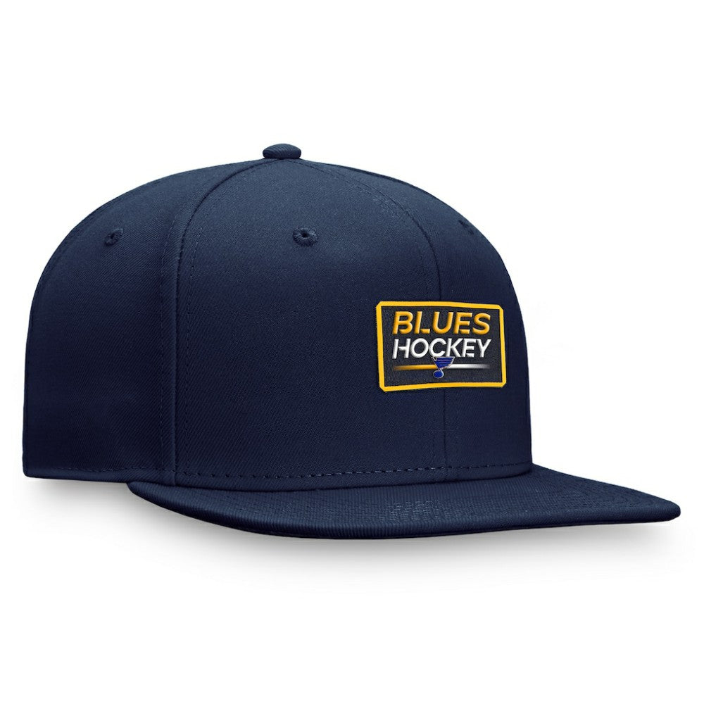 St. Louis Blues Fanatics Authentic Pro Prime Snapback Hat – Navy