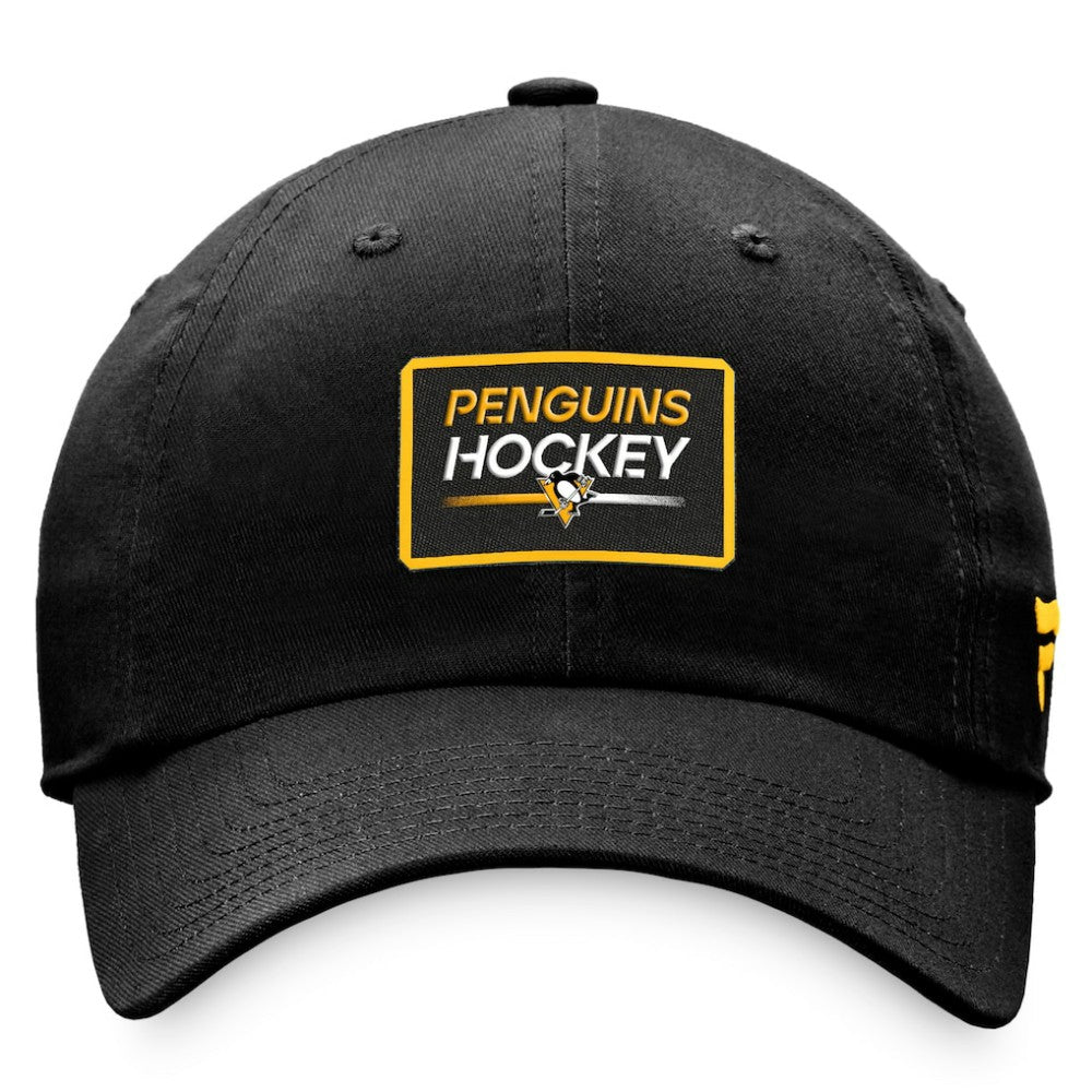 Pittsburgh Penguins Fanatics Women's Authentic Pro Rink Adjustable Hat Black