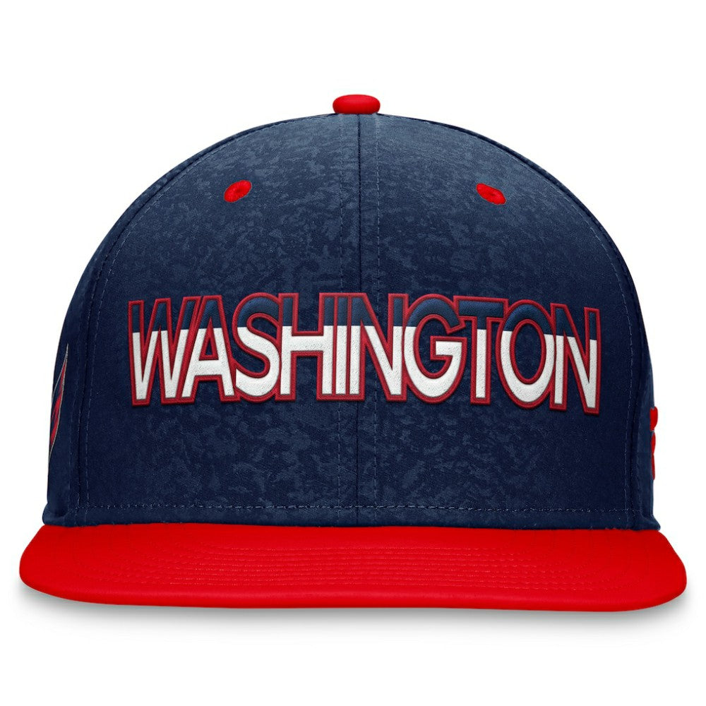 Washington Capitals Fanatics Authentic Pro Rink Two-Tone Snapback Hat – Navy/ Red