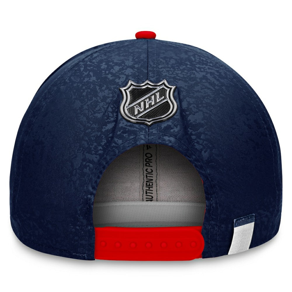 Washington Capitals Fanatics Authentic Pro Rink Two-Tone Snapback Hat – Navy/ Red