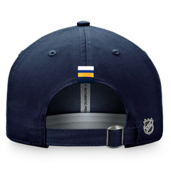 St. Louis Blues Fanatics Women's Authentic Pro Rink Adjustable Hat Navy