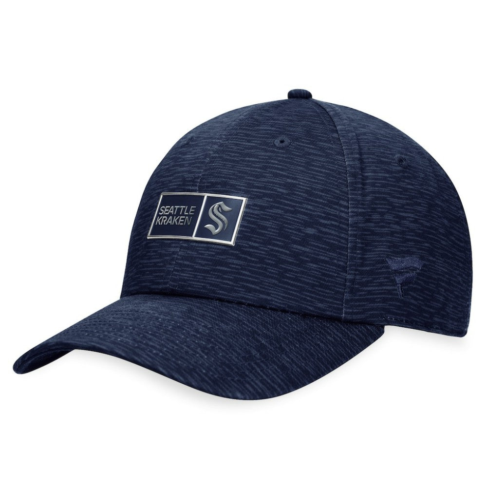 Seattle Kraken Fanatics Authentic Pro Road Adjustable Hat Deep Sea Blue