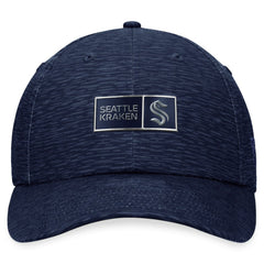Seattle Kraken Fanatics Authentic Pro Road Adjustable Hat Deep Sea Blue