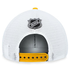 St. Louis Blues Fanatics Authentic Pro Rink Trucker Adjustable Hat Navy
