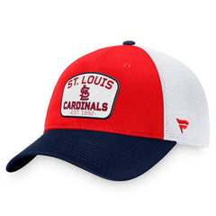St. Louis Cardinals Two-Tone Patch Trucker Adjustable Hat Red/Navy