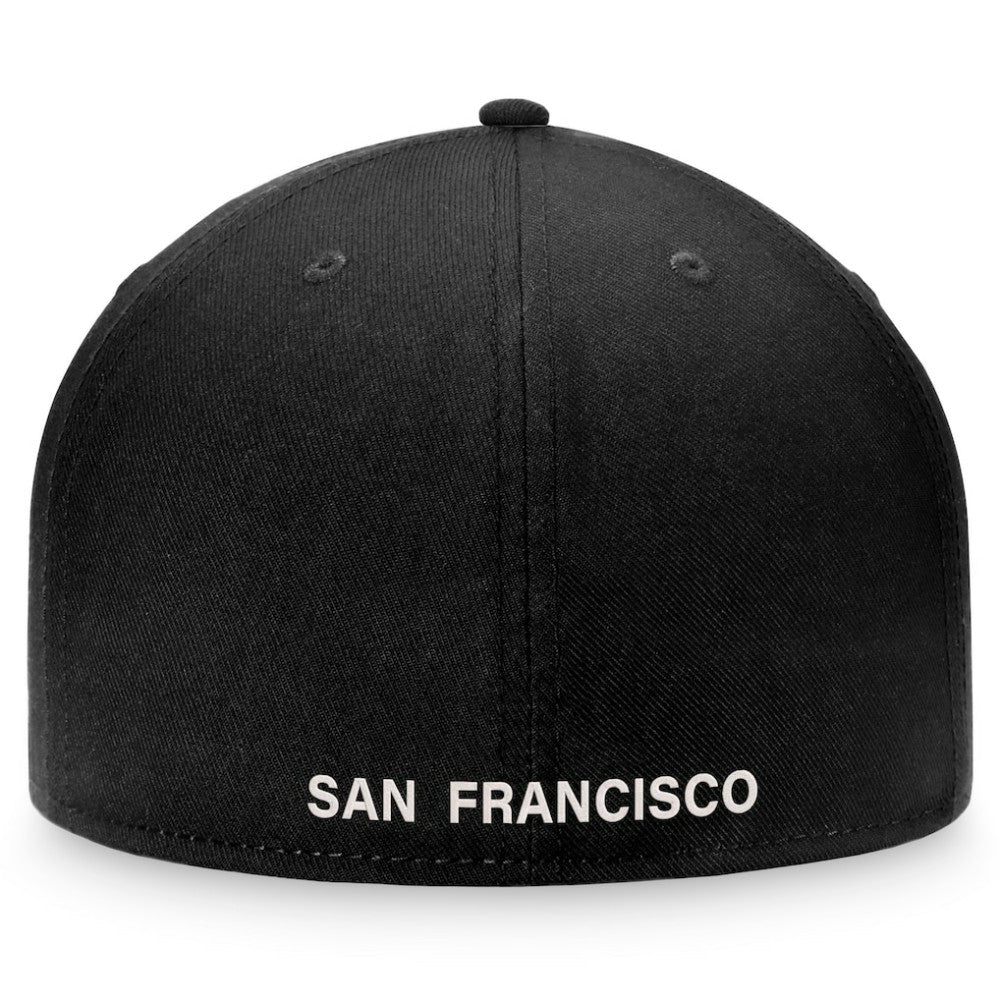 San Francisco Giants Gothic Script Fitted Hat Black