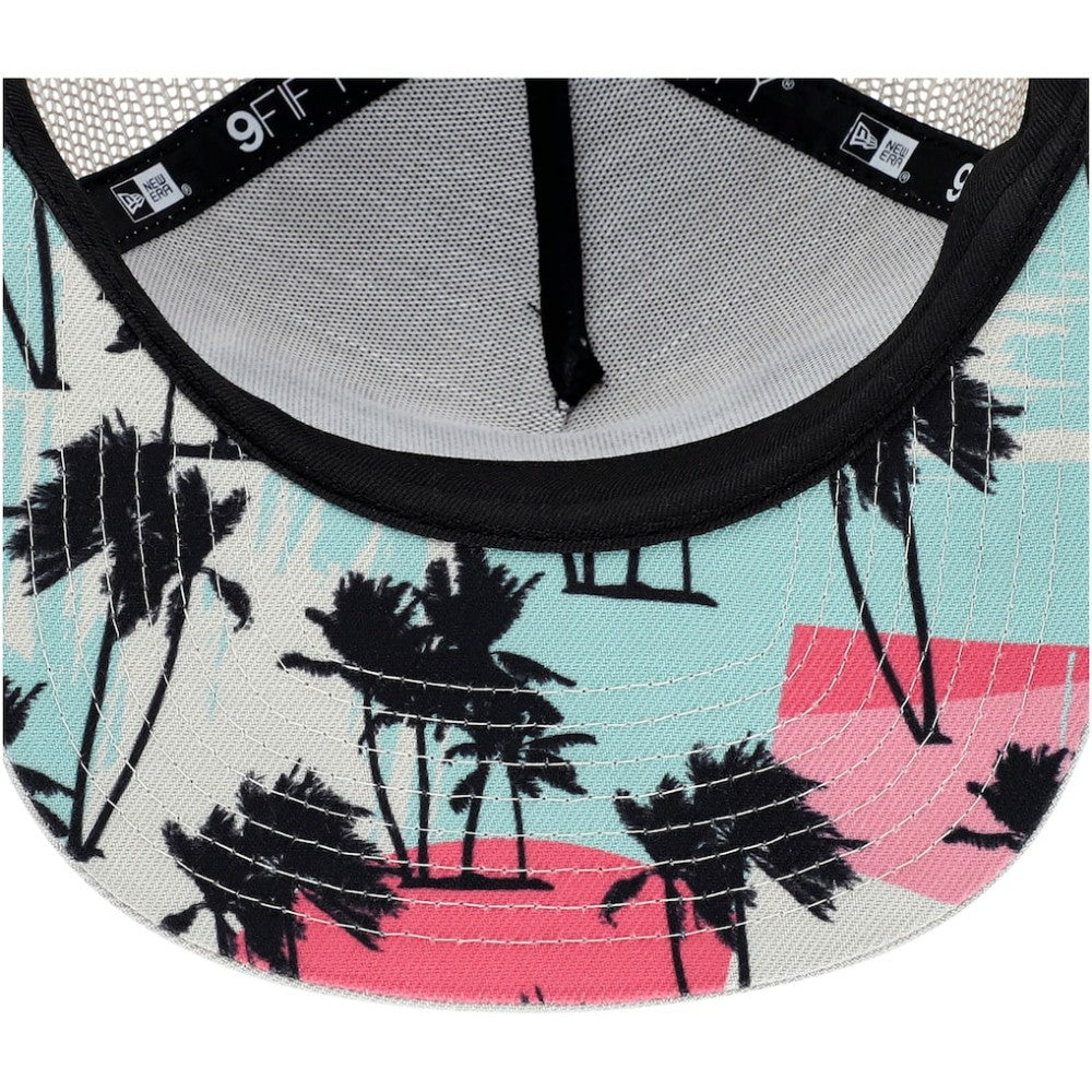 Detroit Tigers Retro Beachin' Patch A-Frame Trucker 9FIFTY Snapback Hat Natural | New Era