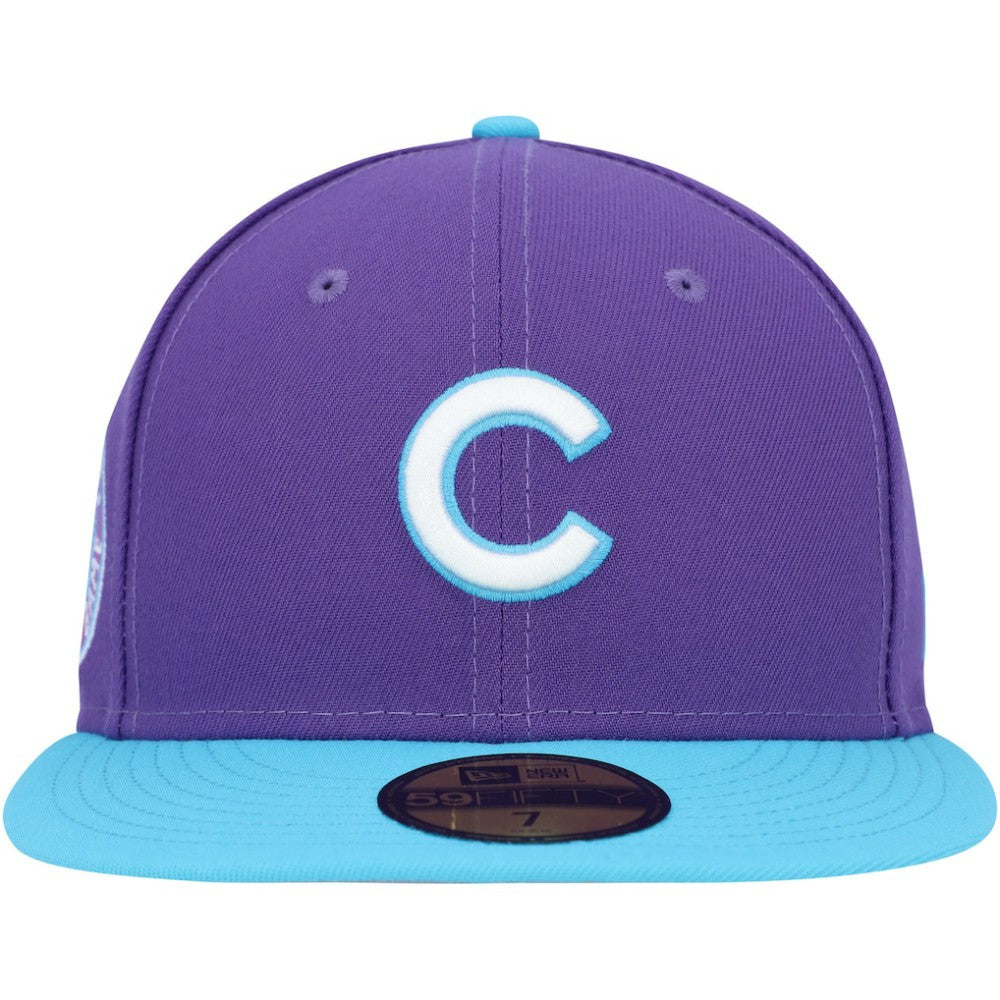 Chicago Cubs Vice 59FIFTY Fitted Hat Purple | New Era