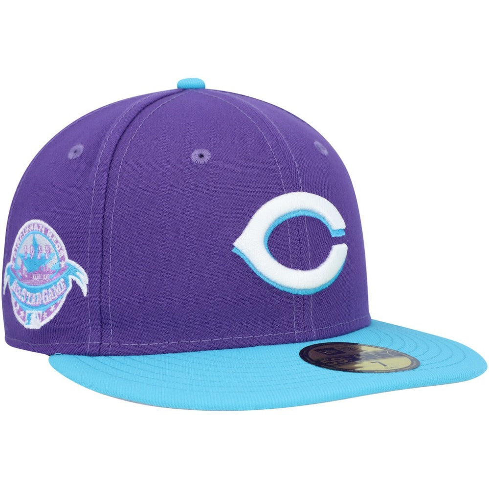 Cincinnati Reds Vice 59FIFTY Fitted Hat Purple | New Era