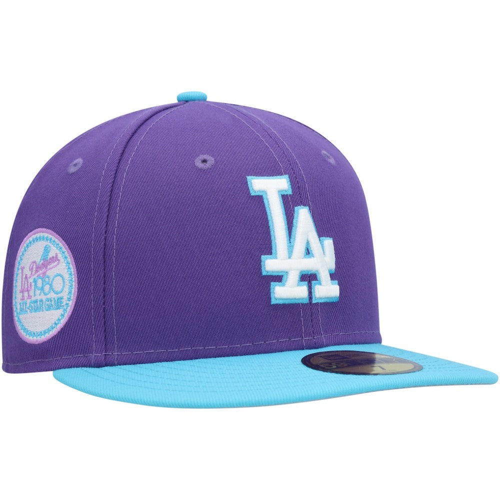 Los Angeles Dodgers Vice 59FIFTY Fitted Hat Purple | New Era