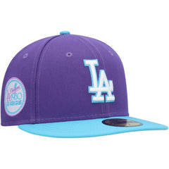 Los Angeles Dodgers Vice 59FIFTY Fitted Hat Purple | New Era