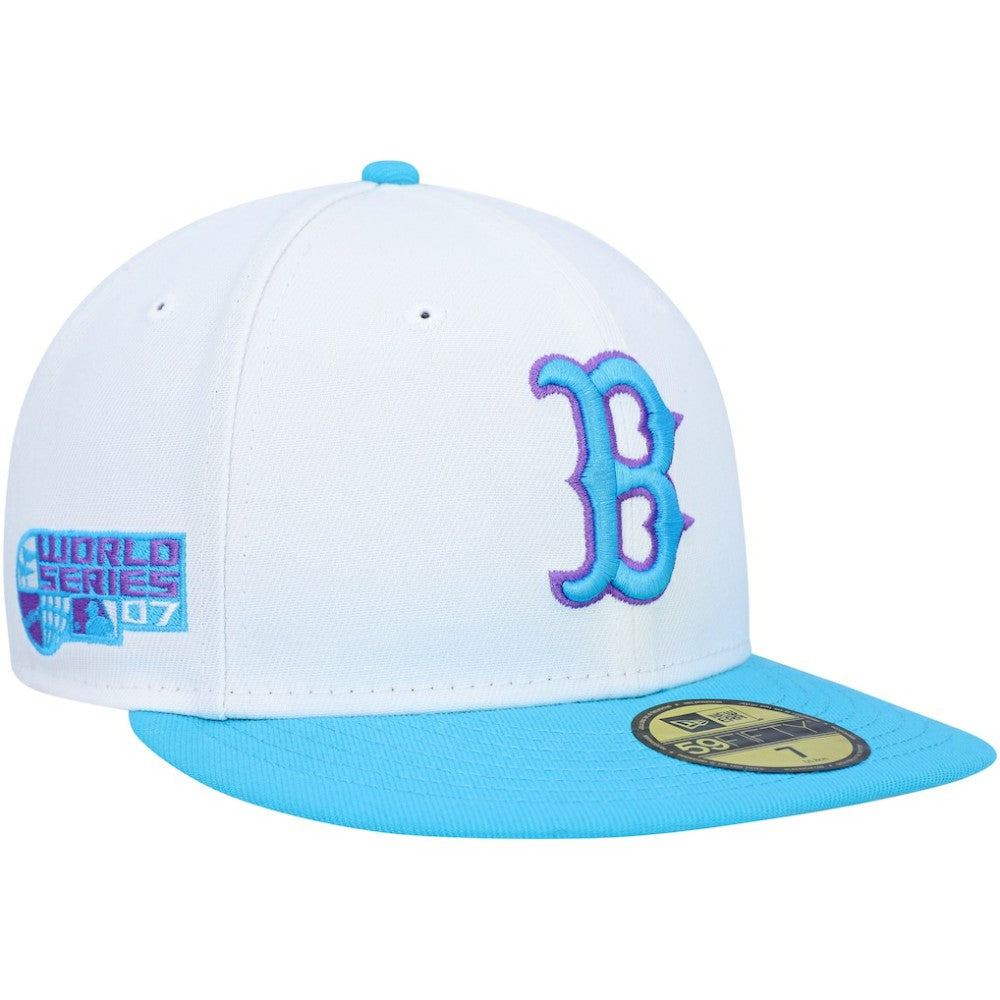 Boston Red Sox 2007 World Series Vice 59FIFTY Fitted Hat White | New Era