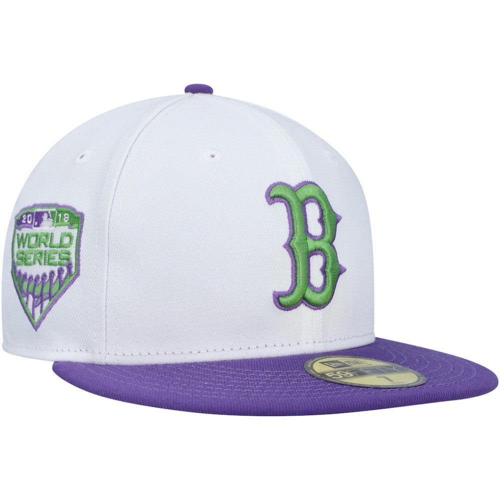Boston Red Sox  Side Patch 59FIFTY Fitted Hat White | New Era