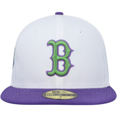 Boston Red Sox  Side Patch 59FIFTY Fitted Hat White | New Era