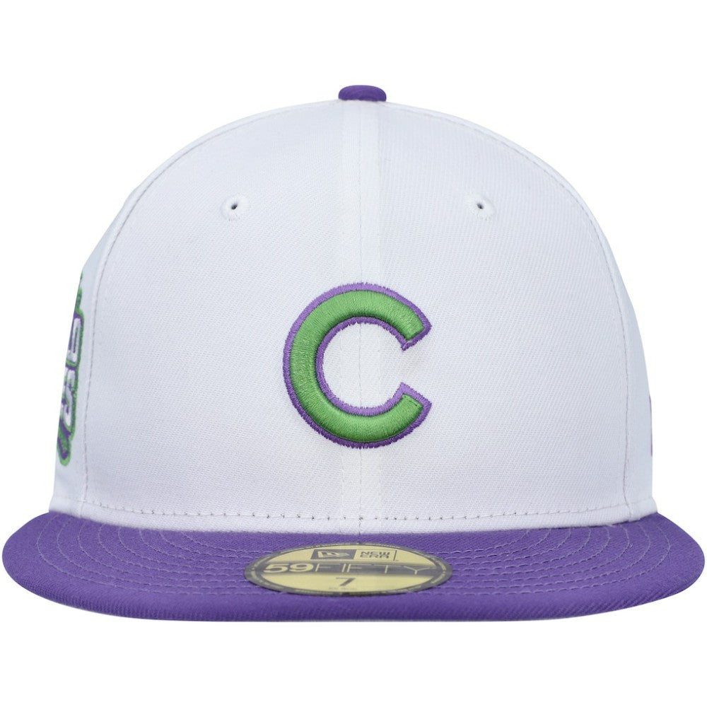Chicago Cubs  Side Patch 59FIFTY Fitted Hat White | New Era