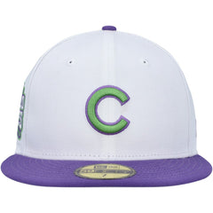 Chicago Cubs  Side Patch 59FIFTY Fitted Hat White | New Era