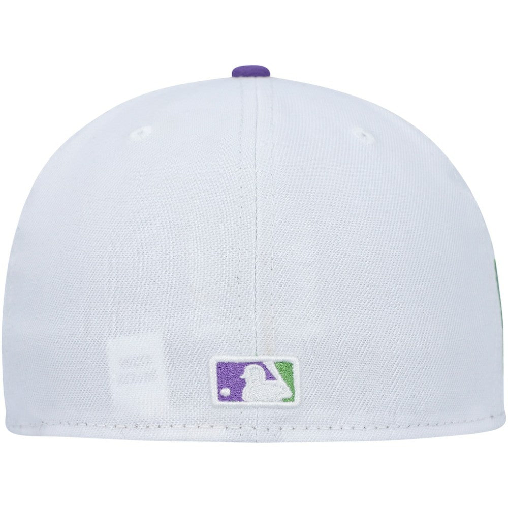 Chicago Cubs  Side Patch 59FIFTY Fitted Hat White | New Era