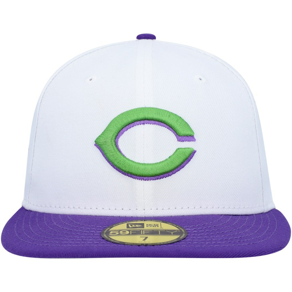 Cincinnati Reds 1990 World Series Side Patch 59FIFTY Fitted Hat White | New Era