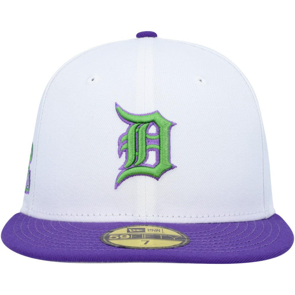Detroit Tigers 1984 World Series Side Patch 59FIFTY Fitted Hat White | New Era
