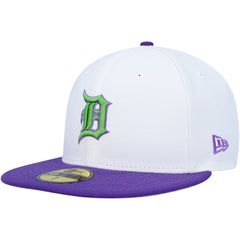 Detroit Tigers 1984 World Series Side Patch 59FIFTY Fitted Hat White | New Era