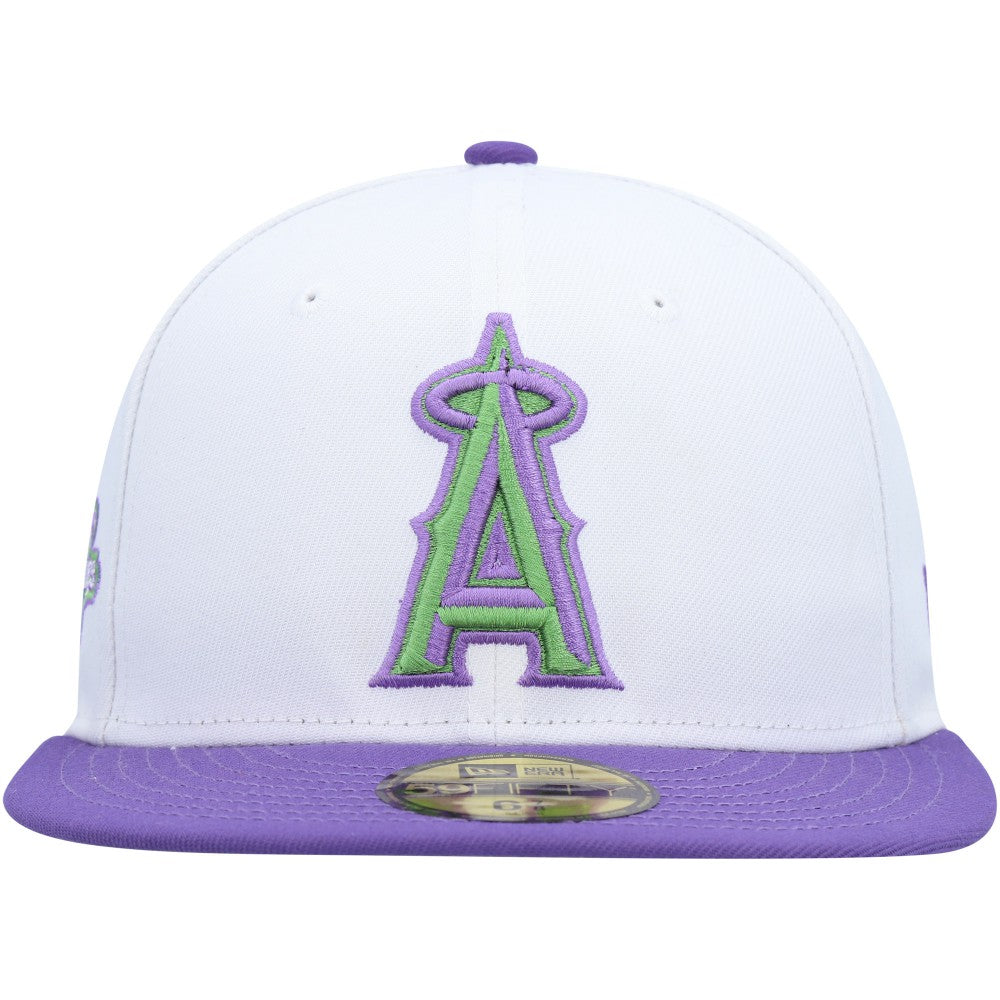 Los Angeles Angels 2002 World Series Side Patch 59FIFTY Fitted Hat White | New Era