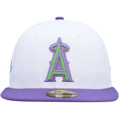 Los Angeles Angels 2002 World Series Side Patch 59FIFTY Fitted Hat White | New Era