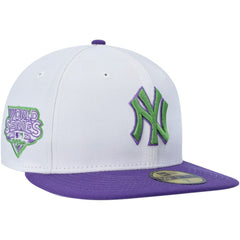 New York Yankees  Side Patch 59FIFTY Fitted Hat White | New Era