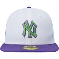 New York Yankees  Side Patch 59FIFTY Fitted Hat White | New Era