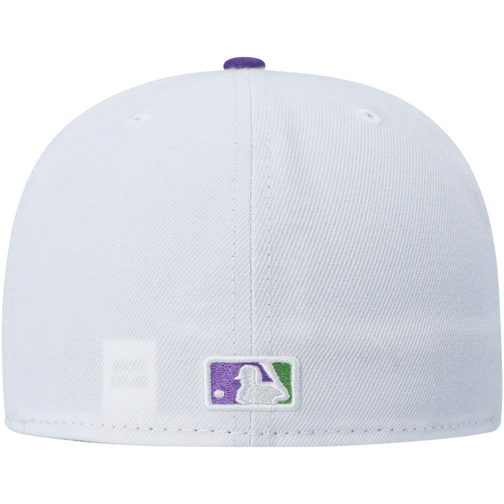 New York Yankees  Side Patch 59FIFTY Fitted Hat White | New Era