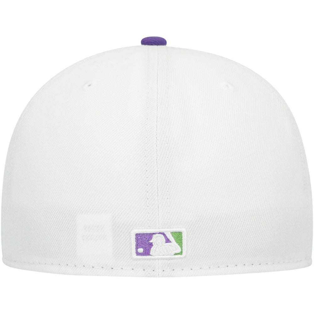 Tampa Bay Rays  Side Patch 59FIFTY Fitted Hat White | New Era