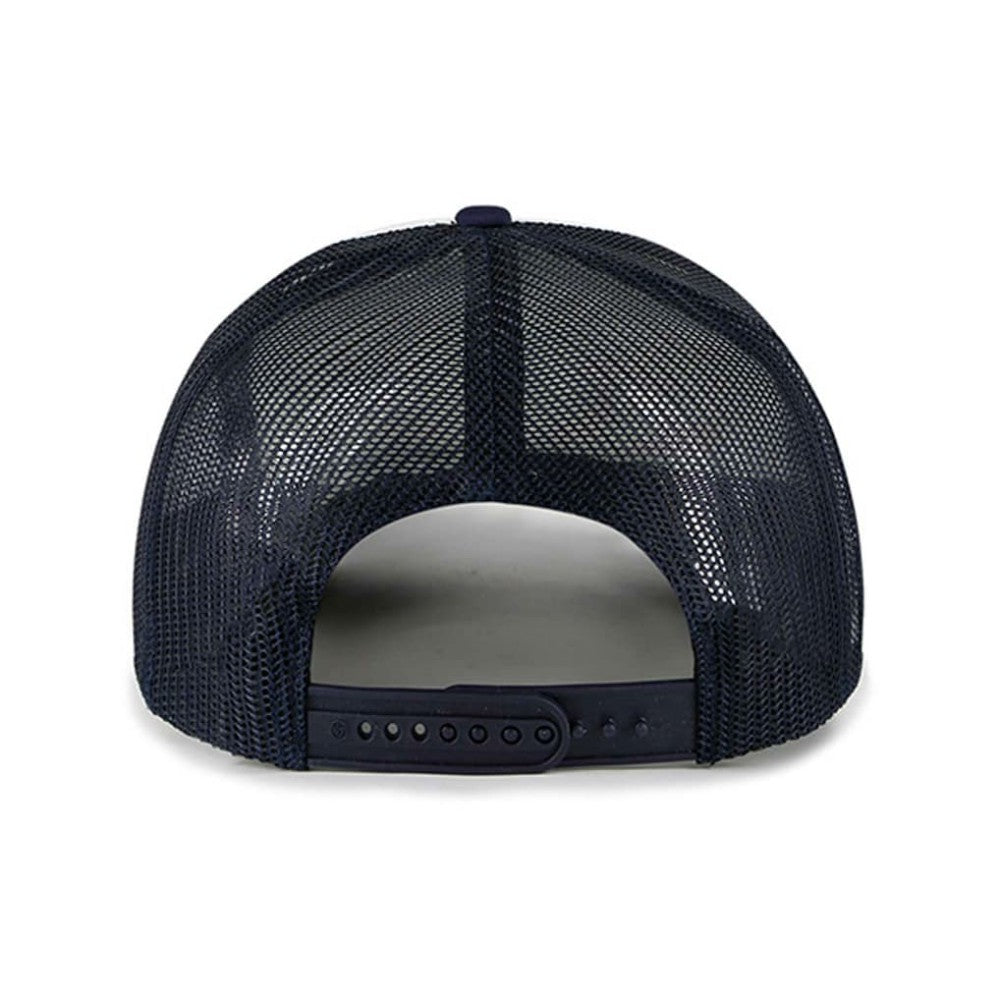 New York Yankees Foam Front Script Trucker Snapback Hat White | 47 brand