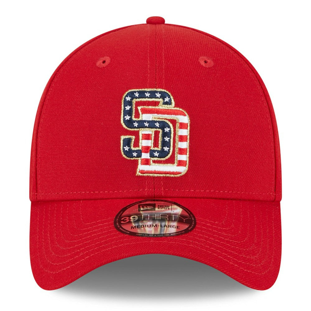 San Diego Padres 2023 Fourth of July 39THIRTY Flex Hat Red | New Era
