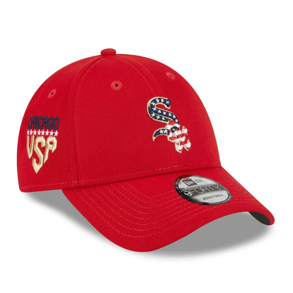 Chicago White Sox 2023 Fourth of July 9FORTY Adjustable Hat Red | New Era